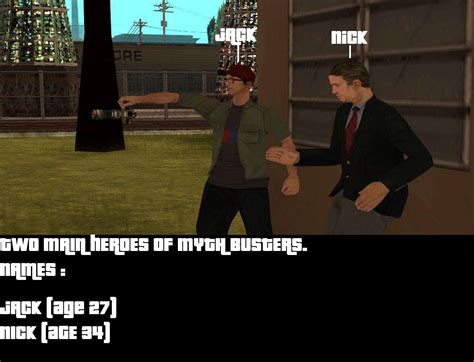 Main Characters image - Gta San andreas Myths Busters mod for Grand Theft Auto: San Andreas - ModDB