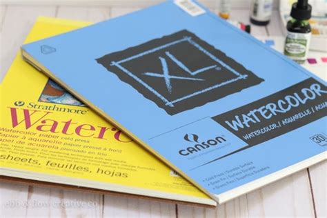 The Best Watercolor Paper for Beginners - Ebb and Flow Creative Co