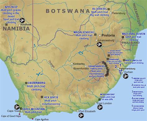 Drakensberg Mountains Map | Adriftskateshop