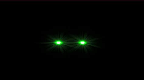 Alena's Glowing Eyes FX- Green (Black l Green Screen) HD - YouTube