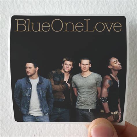 Blue One Love Album Cover Sticker