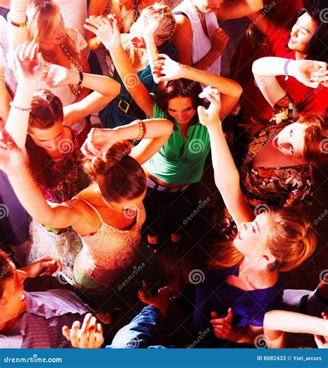 People Dancing in a Bar or Nightclub at a Party Stock Image - Image of fans, colorful: 8082433