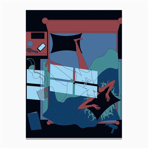 Insomnia Art Print by Bex Illustrates - Fy