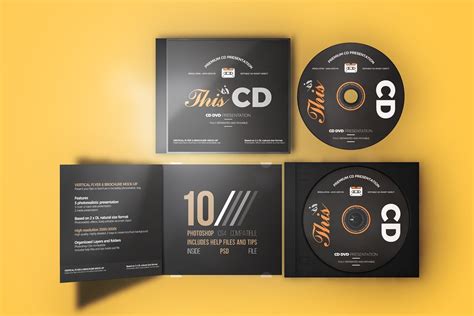 25+ Stunning Album Cover Mockup Free PSD Templates