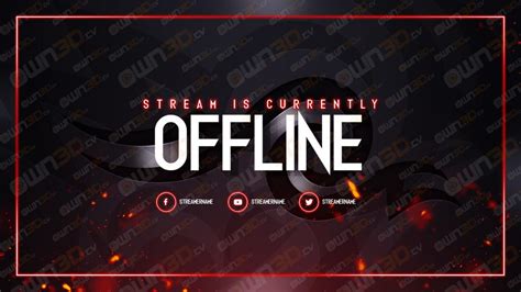 Twitch Offline Banner Template