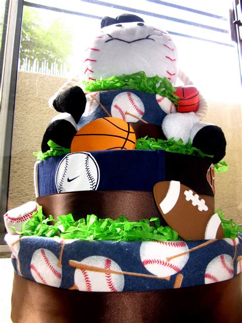 Sugar-Free Delights: Sports Baby Shower Cake