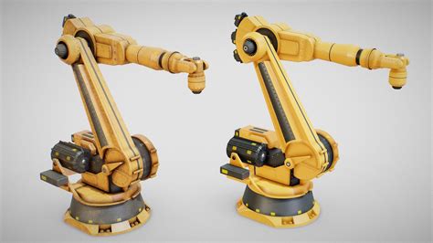 Industrial Robot Arm 01 (Clean and Dirty) - Buy Royalty Free 3D model by Fabio Orsi (@fabioorsi ...