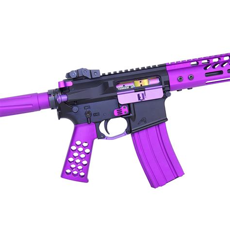 Guntec USA AR-15 Receiver Build Kit (Anodized Purple) (Discontinued) - Tactical Transition