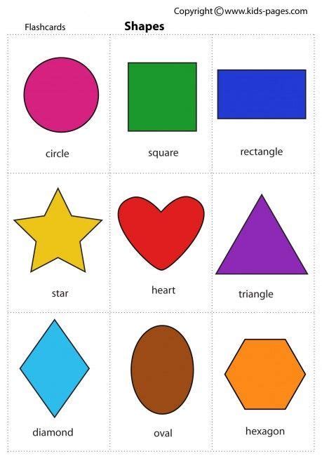 Printable Shapes And Colors