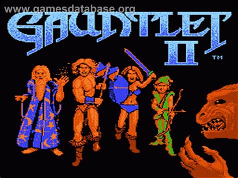 Gauntlet II - Nintendo NES - Artwork - Title Screen