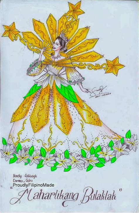 Filipino-made national costume & evening gown for Miss Philippines ...