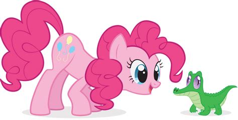 Pinkie Pie and Gummy by juniberries on DeviantArt