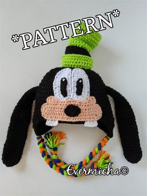 Goofy Crochet Hat pattern - Etsy