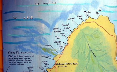 Oahu North Shore Pipeline Map