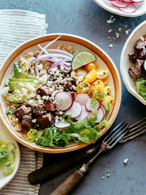 Carne Asada Burrito Bowl | Spoon Fork Bacon