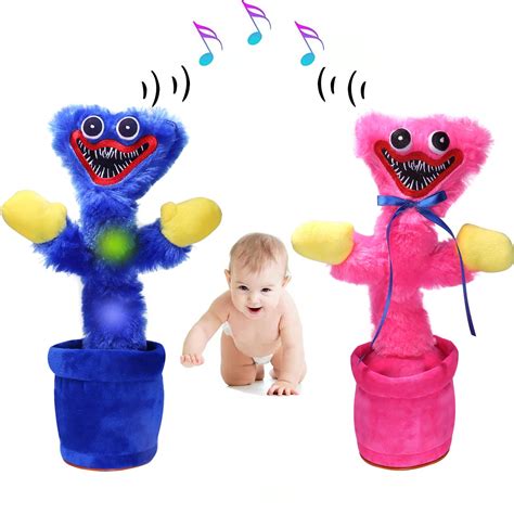 Buy XQCLTD Dancing Cactus Set, Singing Poppy Plush Toys, Talking Big ...