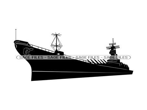 Battleship Clipart Black And White Heart