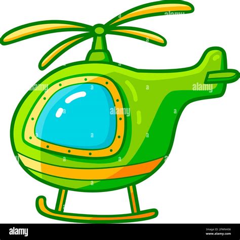 Cute helicopter cartoon. Helicopter clipart vector illustration Stock Vector Image & Art - Alamy