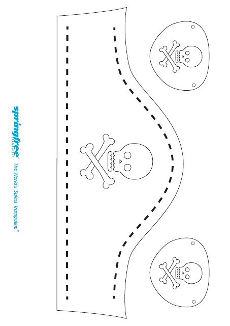 Pirate Hat Template - White Download Printable PDF | Templateroller