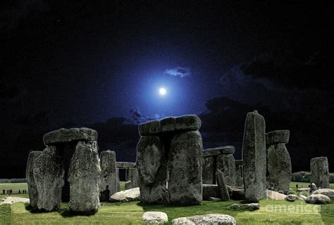 Stonehenge at Full Moon Photograph by Janette Boyd - Fine Art America