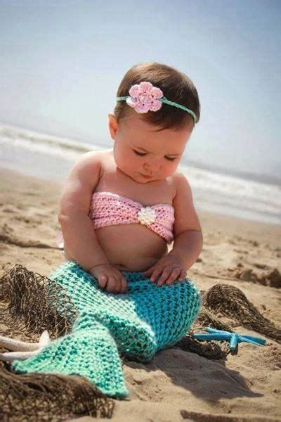 Baby Crochet Mermaid Costume For Your Princess | Photography PLUS | Baby mermaid, Mermaid photo ...