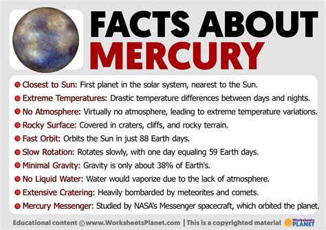 Facts about Mercury