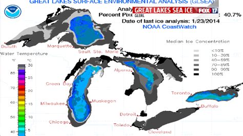 Great Lakes Ice Reaches Largest Coverage In A Decade