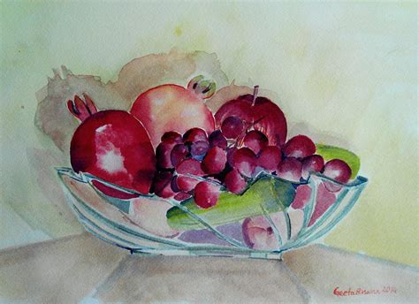 Fruit Bowl Still Life Painting by Geeta Yerra - Fine Art America