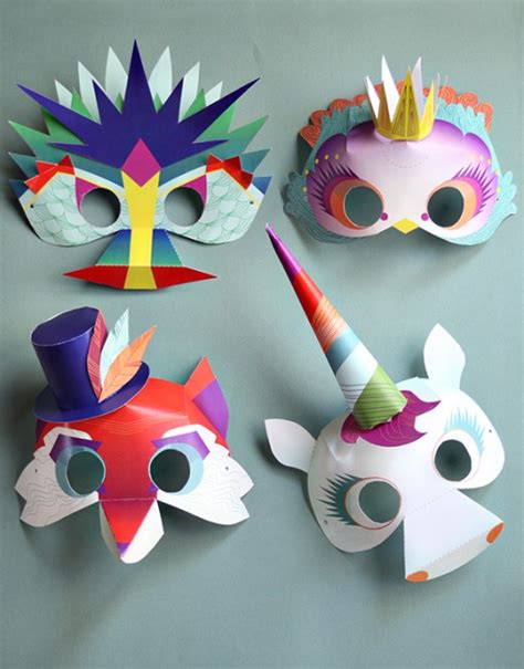 12 FUN AND CREATIVE DIY MASKS FOR KIDS