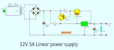 Schematic Diagram Of Power Supply 12v - Wiring Diagram