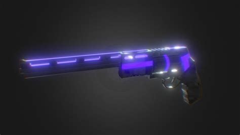 Futuristic-gun 3D models - Sketchfab