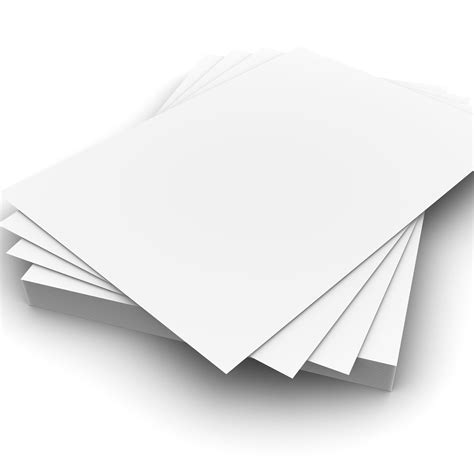 Buy 25 Sheets A4 300gsm White Card - Premium Thick Printing Paper ...