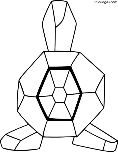 Roggenrola Coloring Page - ColoringAll