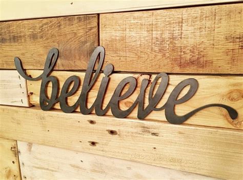 Believe Sign Believe Wall Decor Wall Art Farmhouse Decor - Etsy Canada