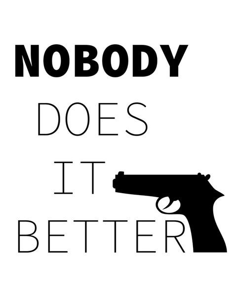 Nobody Does It Better James Bond Quote Digital Download - Etsy