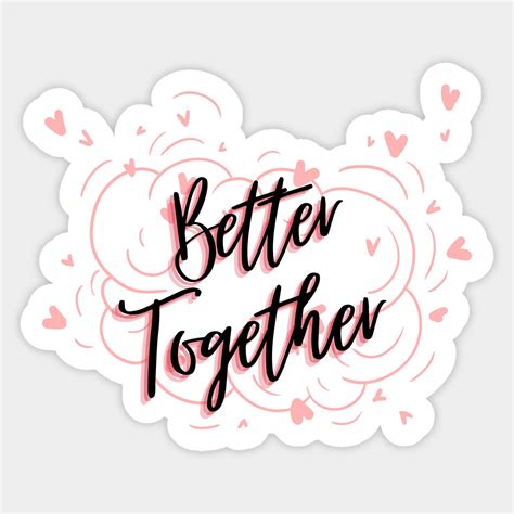 Better together by nada-s-corner | Father's day stickers, Valentines day doodles, Wedding stickers