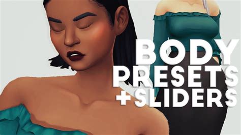 Sims 4 extreme body sliders mod - poleso