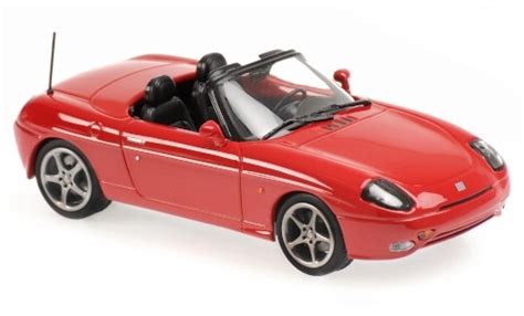 Diecast model cars Fiat Barchetta 1/43 Maxichamps red 1995 - Alldiecast.us