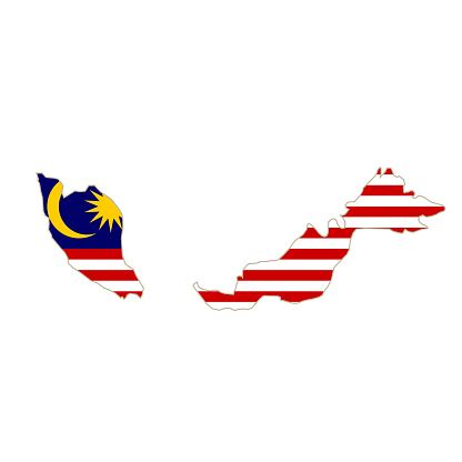 Flag Maps Malaysia Stock Illustration - Download Image Now - Malaysian Flag, Map, Outline - iStock