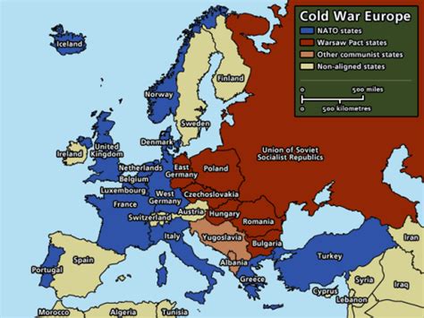 Ussr Map Cold War