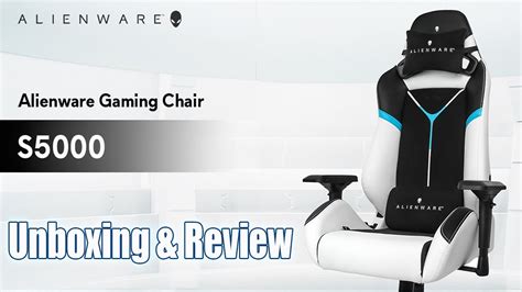 Alienware S5000 Gaming Chair - Unboxing and Review - YouTube