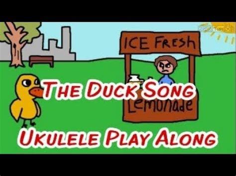 The Duck Song - Ukulele Play Along - No Lyrics / Chord Guide - YouTube in 2022 | Ukulele, Songs ...