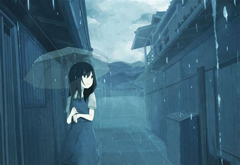 Rain Sad Anime Wallpapers - Top Free Rain Sad Anime Backgrounds - WallpaperAccess