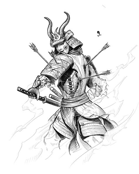 inferencia Joya Magnético samurai dibujo a lapiz Compatible con importar Creo que estoy enfermo