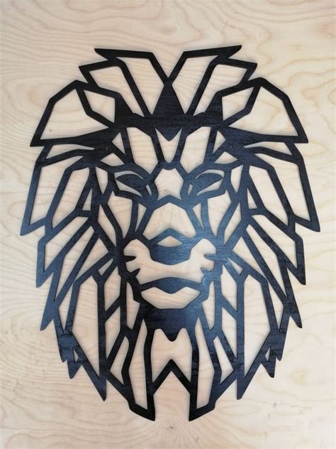 Laser Cut Lion Wall Decor Wall Art Decorative Design DXF Vectors File | Vectors File