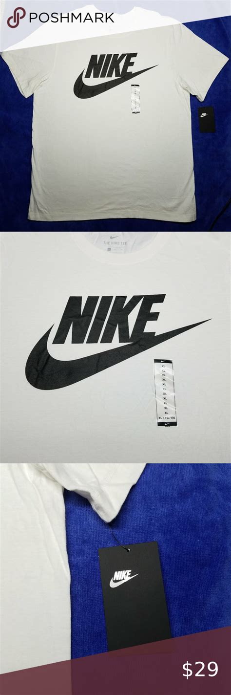 Nike Logo White T Shirt