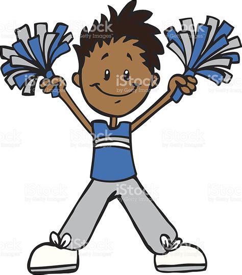 Male Cheerleader Clip Art