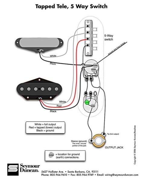 4 Way Telecaster Wiring Diagram