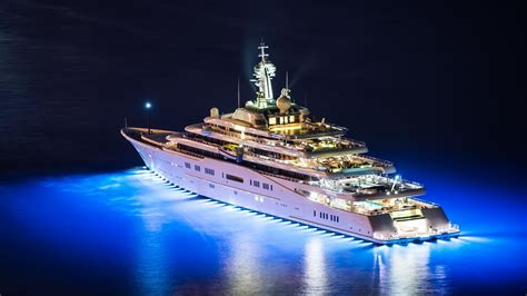 ship, Water, Sea, Yachts, Night, Lights, Reflection, Luxury Wallpapers HD / Desktop and Mobile ...