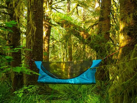 Haven Tent Hammock Offers Flat Platform for Sound Sleep While Camping